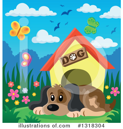 Royalty-Free (RF) Dog Clipart Illustration by visekart - Stock Sample #1318304