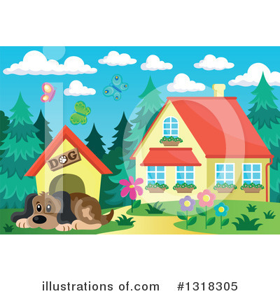 Dog House Clipart #1318305 by visekart