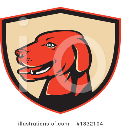 Royalty-Free (RF) Dog Clipart Illustration by patrimonio - Stock Sample #1332104