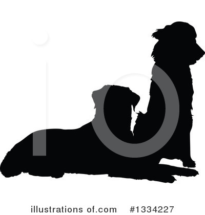 Royalty-Free (RF) Dog Clipart Illustration by Maria Bell - Stock Sample #1334227