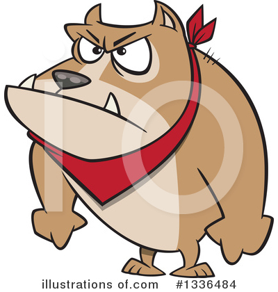 Royalty-Free (RF) Dog Clipart Illustration by toonaday - Stock Sample #1336484