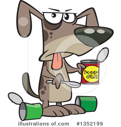 Royalty-Free (RF) Dog Clipart Illustration by toonaday - Stock Sample #1352199