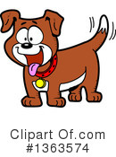 Dog Clipart #1363574 by Clip Art Mascots