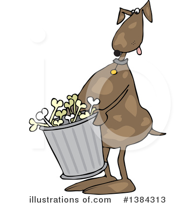 Royalty-Free (RF) Dog Clipart Illustration by djart - Stock Sample #1384313