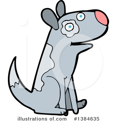 Royalty-Free (RF) Dog Clipart Illustration by lineartestpilot - Stock Sample #1384635