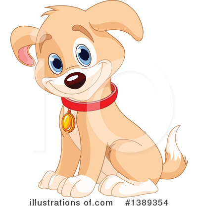 Royalty-Free (RF) Dog Clipart Illustration by Pushkin - Stock Sample #1389354