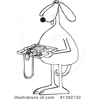 Royalty-Free (RF) Dog Clipart Illustration by djart - Stock Sample #1392132