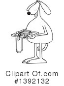 Dog Clipart #1392132 by djart