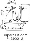 Dog Clipart #1392212 by djart