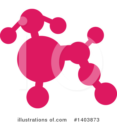Pink Poodle Clipart #1403873 by Cherie Reve
