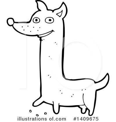 Royalty-Free (RF) Dog Clipart Illustration by lineartestpilot - Stock Sample #1409675