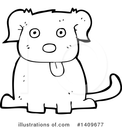 Royalty-Free (RF) Dog Clipart Illustration by lineartestpilot - Stock Sample #1409677