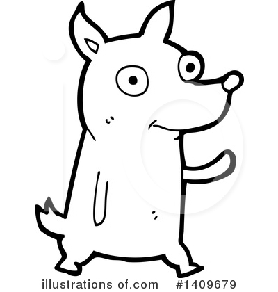 Royalty-Free (RF) Dog Clipart Illustration by lineartestpilot - Stock Sample #1409679