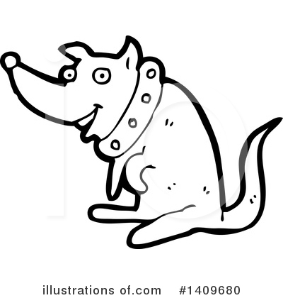 Royalty-Free (RF) Dog Clipart Illustration by lineartestpilot - Stock Sample #1409680