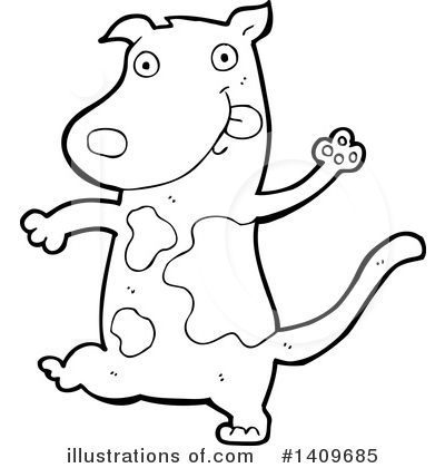 Royalty-Free (RF) Dog Clipart Illustration by lineartestpilot - Stock Sample #1409685