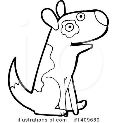 Royalty-Free (RF) Dog Clipart Illustration by lineartestpilot - Stock Sample #1409689
