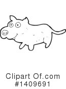 Dog Clipart #1409691 by lineartestpilot