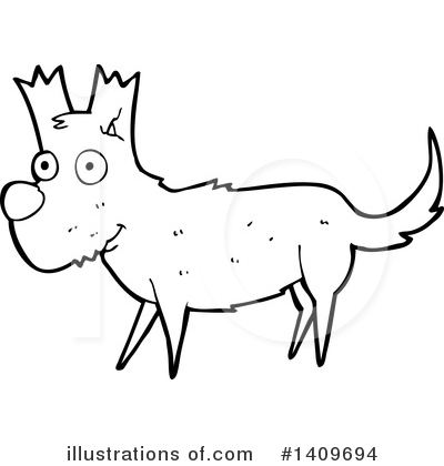 Royalty-Free (RF) Dog Clipart Illustration by lineartestpilot - Stock Sample #1409694