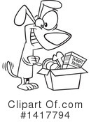 Dog Clipart #1417794 by toonaday