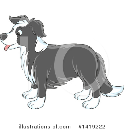 Royalty-Free (RF) Dog Clipart Illustration by Alex Bannykh - Stock Sample #1419222