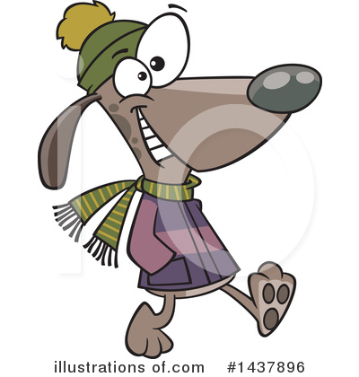 Dog Clipart #1437896 by toonaday