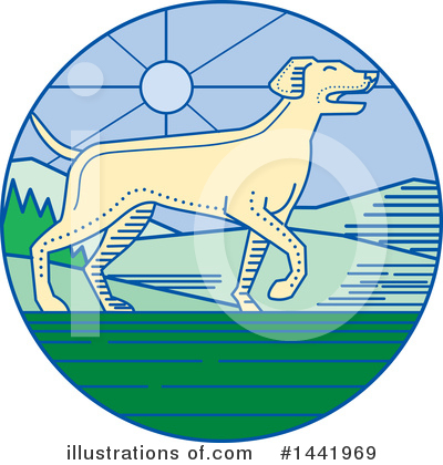 Royalty-Free (RF) Dog Clipart Illustration by patrimonio - Stock Sample #1441969
