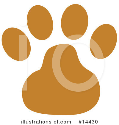 Paw Print Clipart #14430 by Andy Nortnik