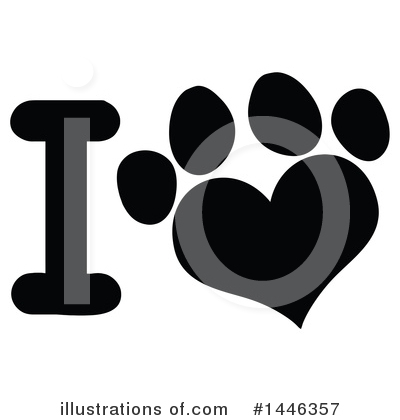 Animal Tracks Clipart #1446357 by Hit Toon