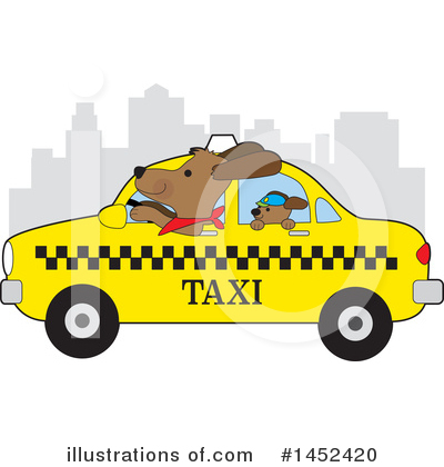 Taxi Clipart #1452420 by Maria Bell