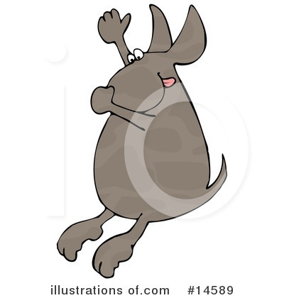 Royalty-Free (RF) Dog Clipart Illustration by djart - Stock Sample #14589