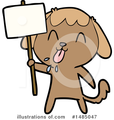 Royalty-Free (RF) Dog Clipart Illustration by lineartestpilot - Stock Sample #1485047