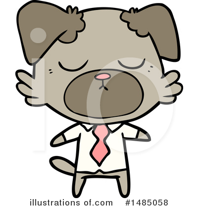 Royalty-Free (RF) Dog Clipart Illustration by lineartestpilot - Stock Sample #1485058
