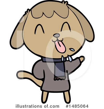 Royalty-Free (RF) Dog Clipart Illustration by lineartestpilot - Stock Sample #1485064