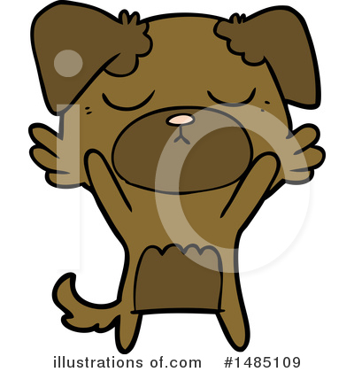 Royalty-Free (RF) Dog Clipart Illustration by lineartestpilot - Stock Sample #1485109