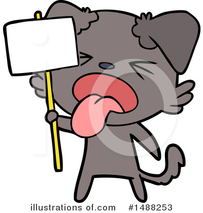 Royalty-Free (RF) Dog Clipart Illustration by lineartestpilot - Stock Sample #1488253