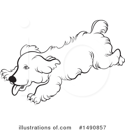 Royalty-Free (RF) Dog Clipart Illustration by Lal Perera - Stock Sample #1490857