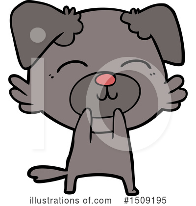 Royalty-Free (RF) Dog Clipart Illustration by lineartestpilot - Stock Sample #1509195