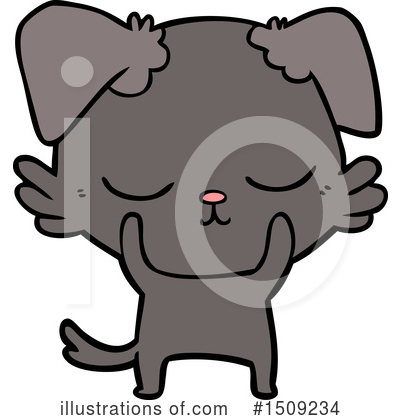 Royalty-Free (RF) Dog Clipart Illustration by lineartestpilot - Stock Sample #1509234