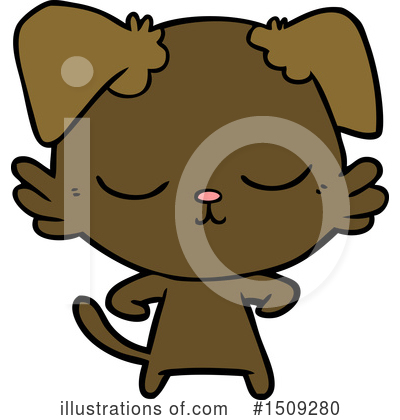 Royalty-Free (RF) Dog Clipart Illustration by lineartestpilot - Stock Sample #1509280
