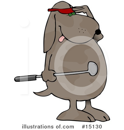 Royalty-Free (RF) Dog Clipart Illustration by djart - Stock Sample #15130