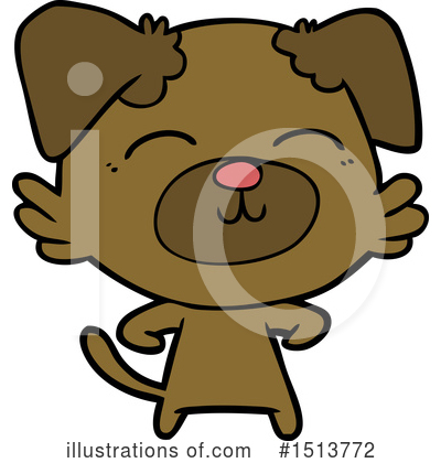 Royalty-Free (RF) Dog Clipart Illustration by lineartestpilot - Stock Sample #1513772