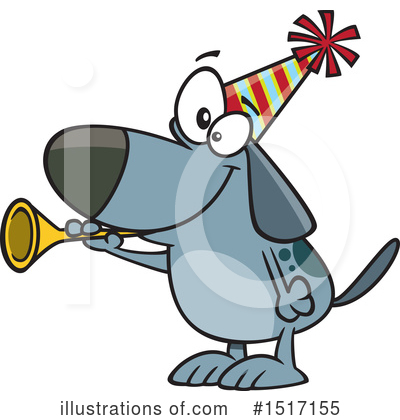 Royalty-Free (RF) Dog Clipart Illustration by toonaday - Stock Sample #1517155
