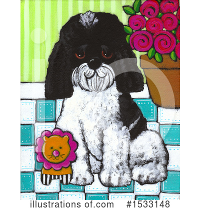 Royalty-Free (RF) Dog Clipart Illustration by Maria Bell - Stock Sample #1533148