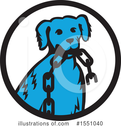 Royalty-Free (RF) Dog Clipart Illustration by patrimonio - Stock Sample #1551040
