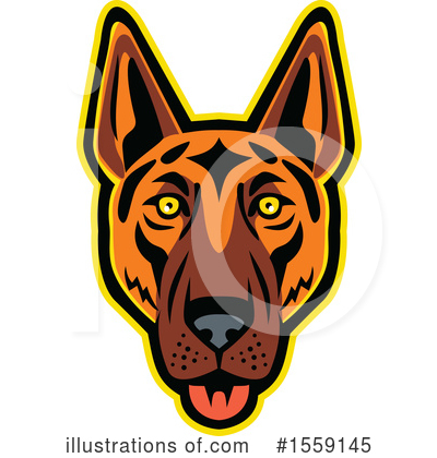 Royalty-Free (RF) Dog Clipart Illustration by patrimonio - Stock Sample #1559145