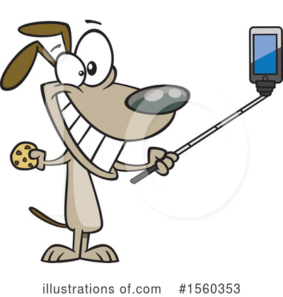 Royalty-Free (RF) Dog Clipart Illustration by toonaday - Stock Sample #1560353