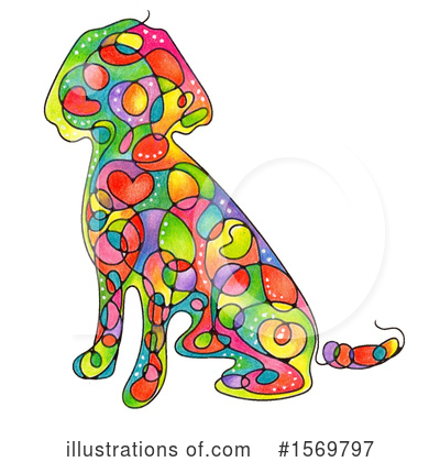 Royalty-Free (RF) Dog Clipart Illustration by Maria Bell - Stock Sample #1569797