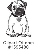 Dog Clipart #1595480 by David Rey