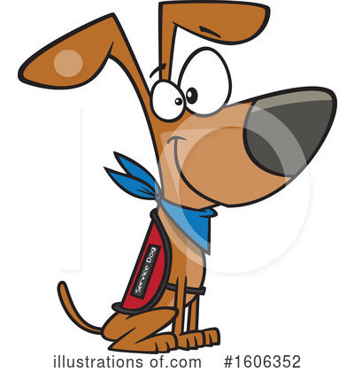 Royalty-Free (RF) Dog Clipart Illustration by toonaday - Stock Sample #1606352
