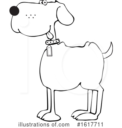 Royalty-Free (RF) Dog Clipart Illustration by djart - Stock Sample #1617711